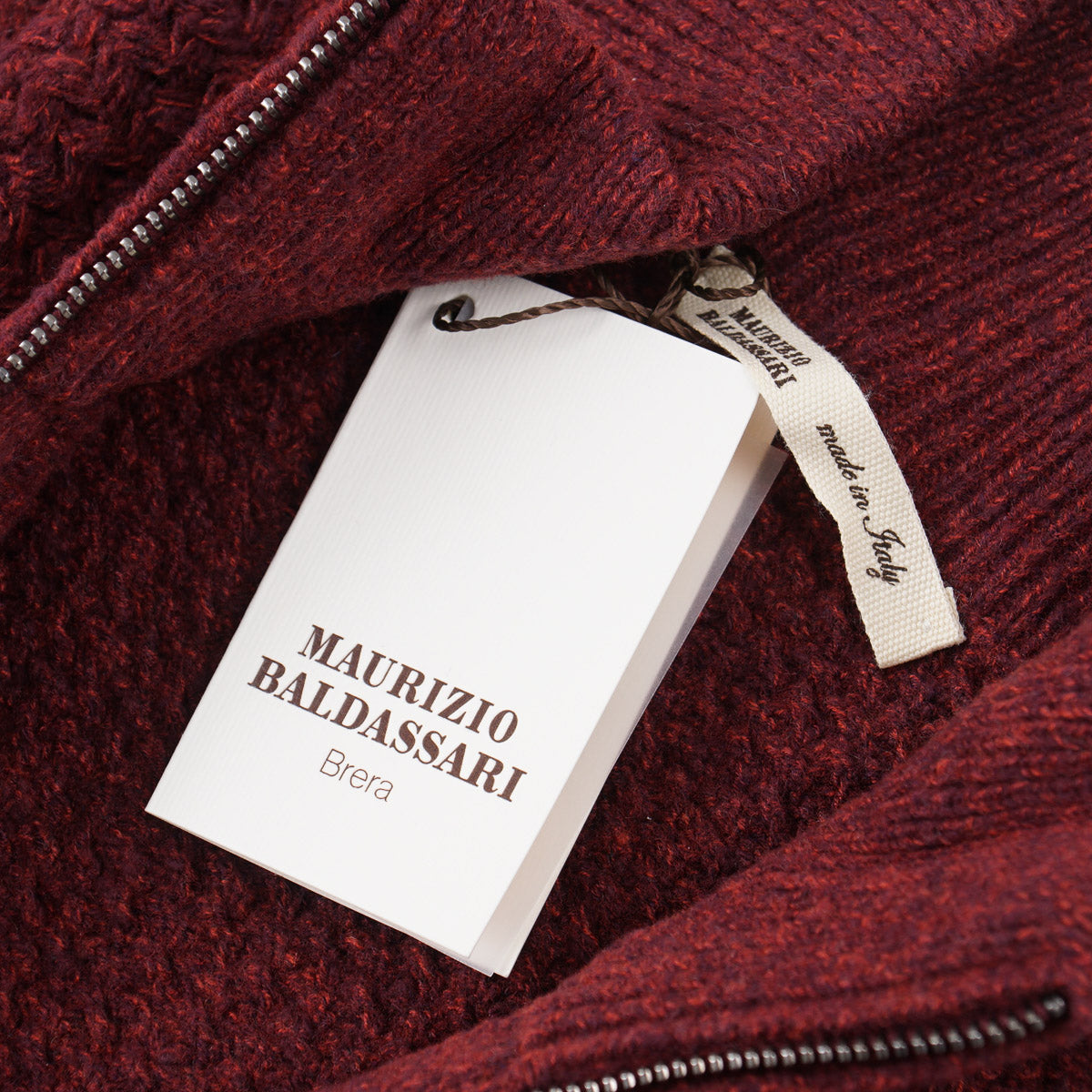 Maurizio Baldassari Full-Zip Cardigan Sweater - Top Shelf Apparel