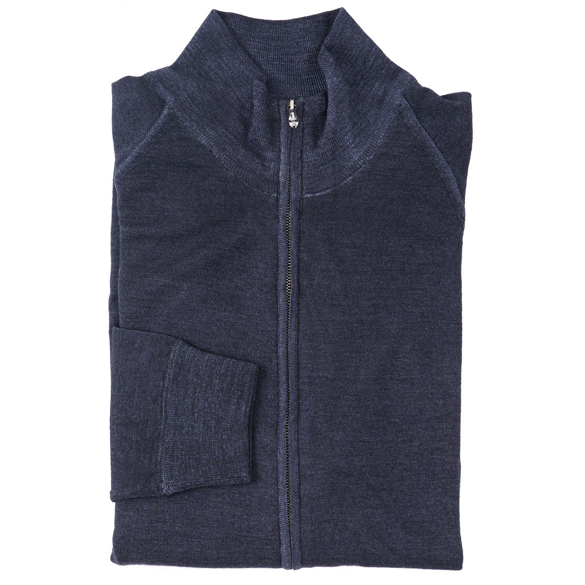 Drumohr Full-Zip Merino Wool Sweater - Top Shelf Apparel