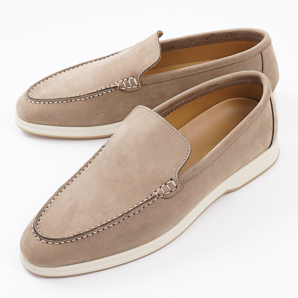 Mandelli Slip-On Nubuck Loafers