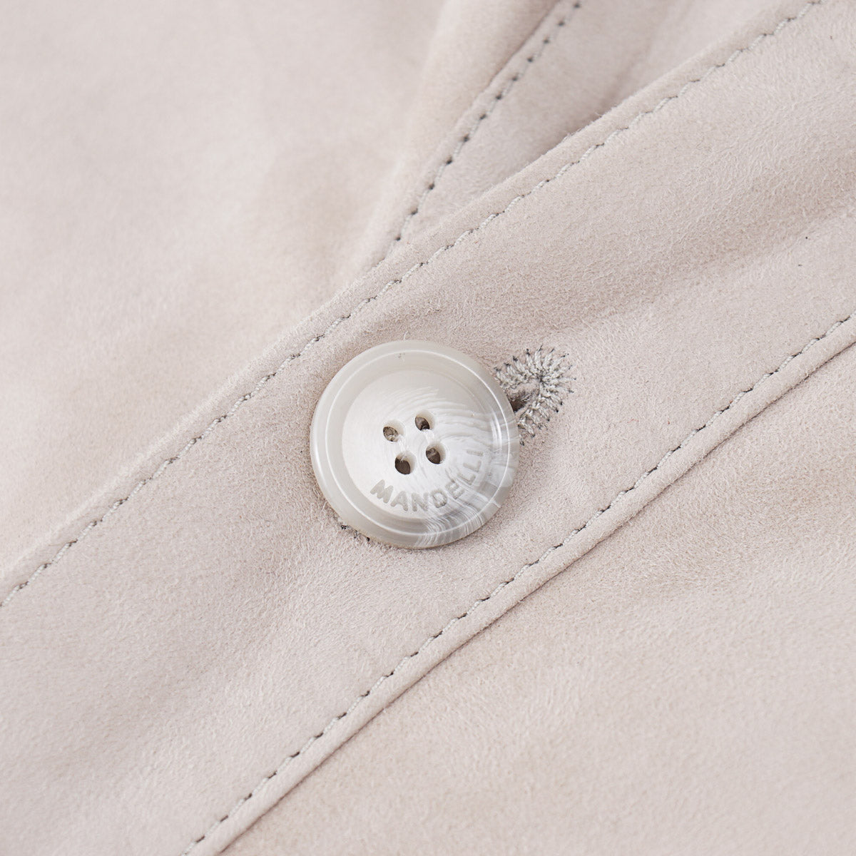 Enrico Mandelli Nappa Suede Shirt-Jacket - Top Shelf Apparel