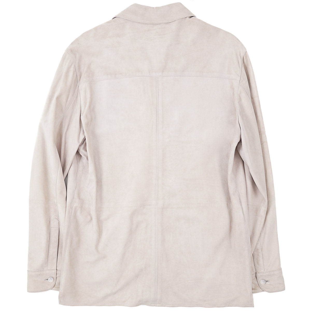 Enrico Mandelli Nappa Suede Shirt-Jacket - Top Shelf Apparel