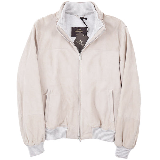Mandelli Cashmere-Lined Suede Jacket - Top Shelf Apparel