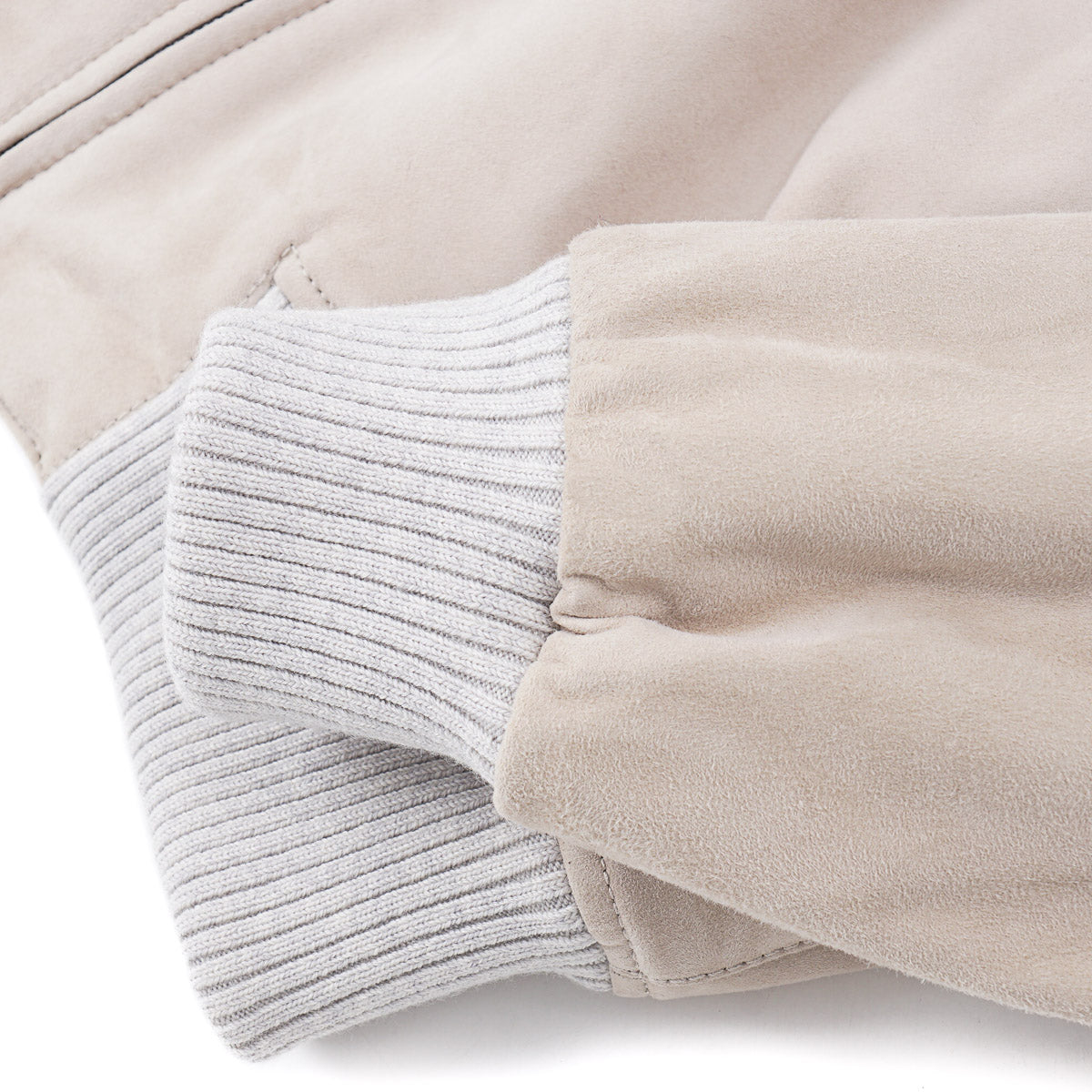 Mandelli Cashmere-Lined Suede Jacket - Top Shelf Apparel