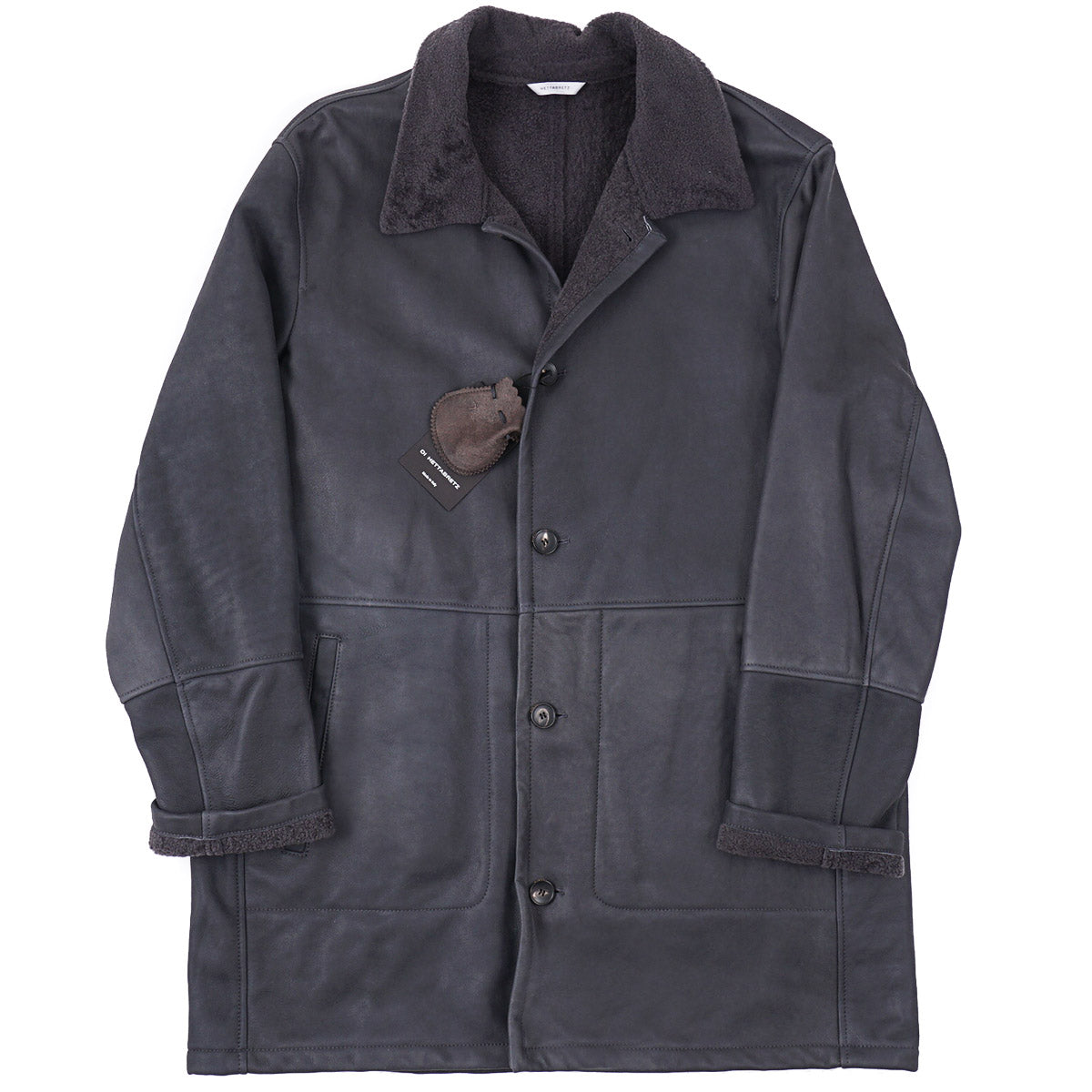 Hettabretz Shearling Leather Overcoat