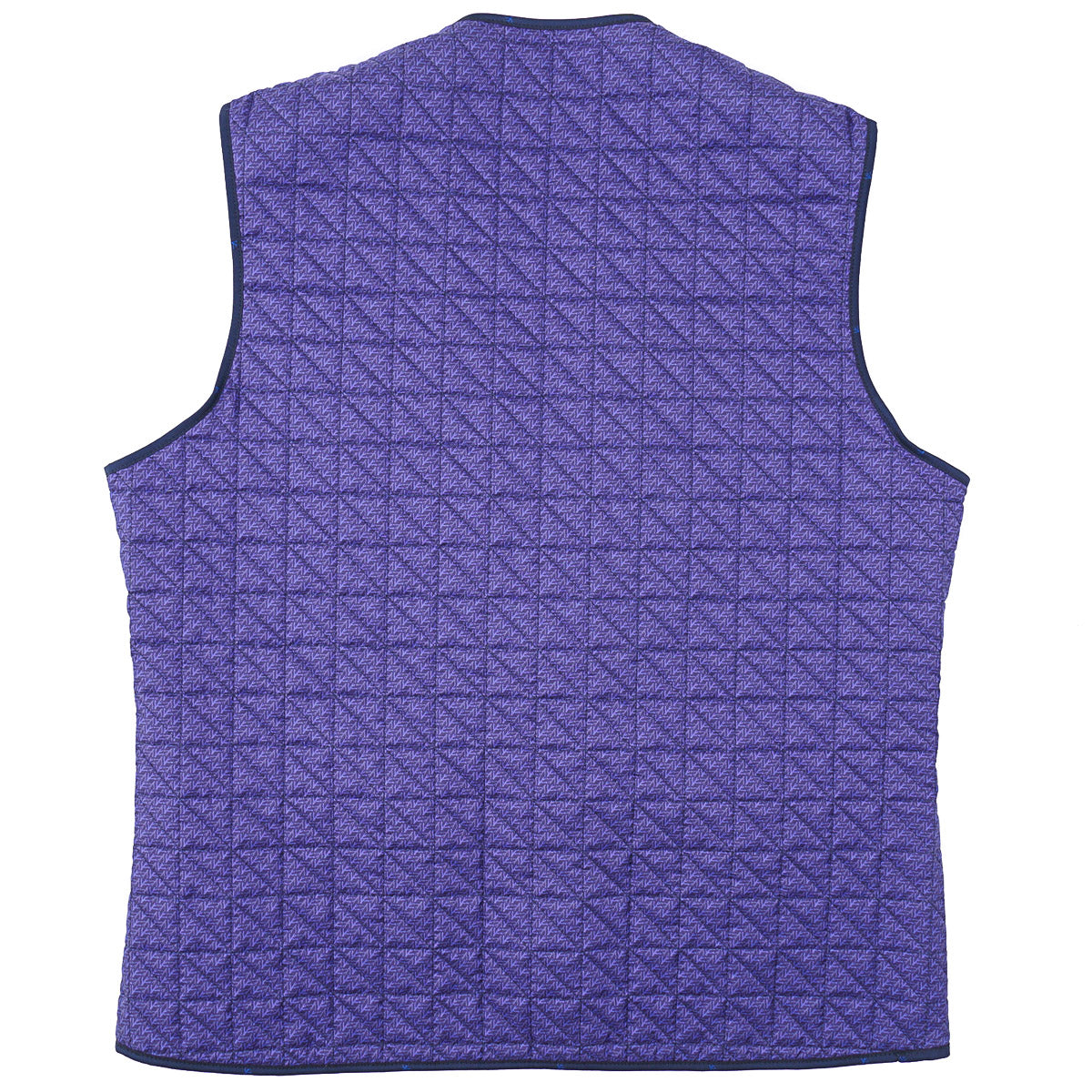 Isaia Quilted Printed Silk Vest - Top Shelf Apparel