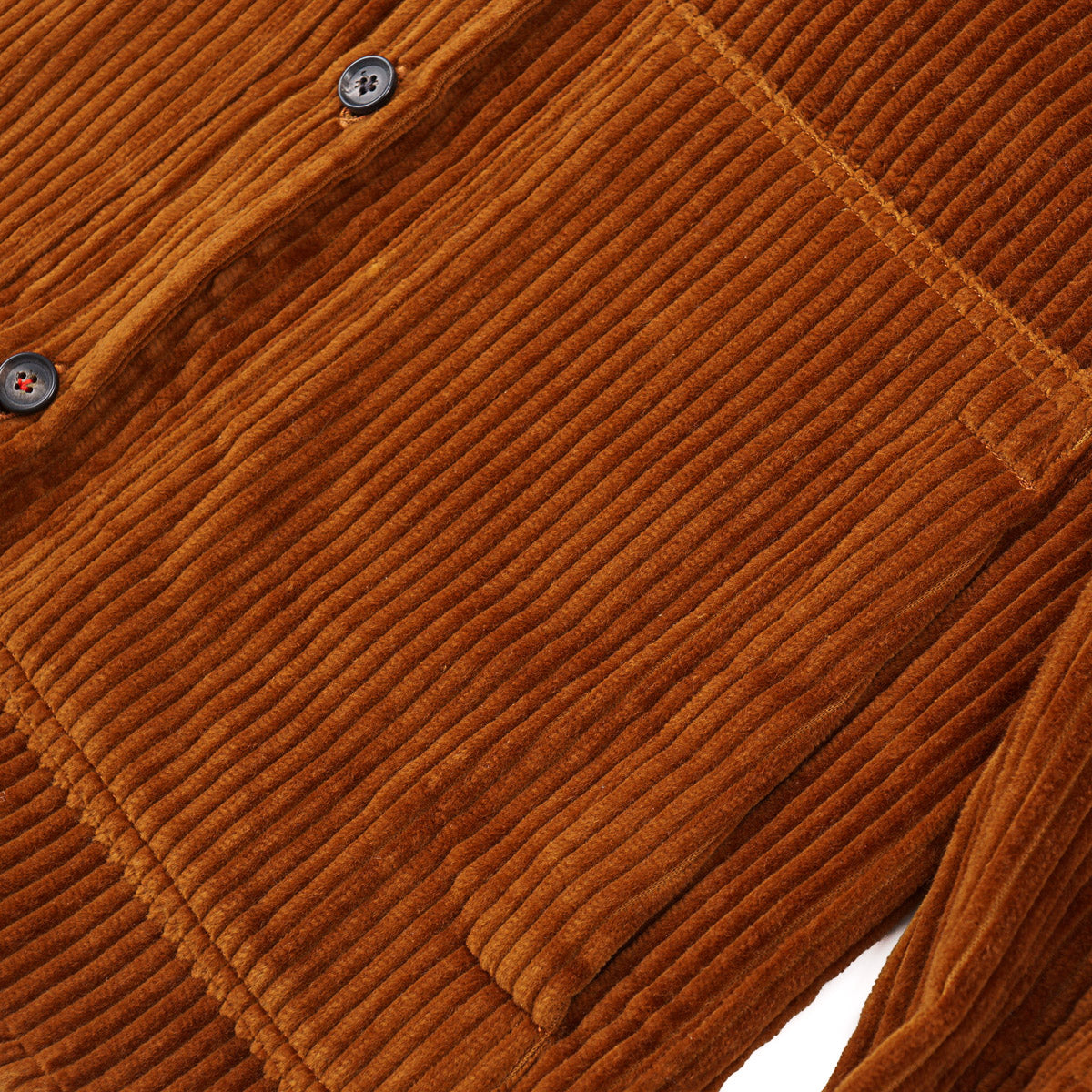 Isaia Soft Corduroy Cotton Overshirt - Top Shelf Apparel