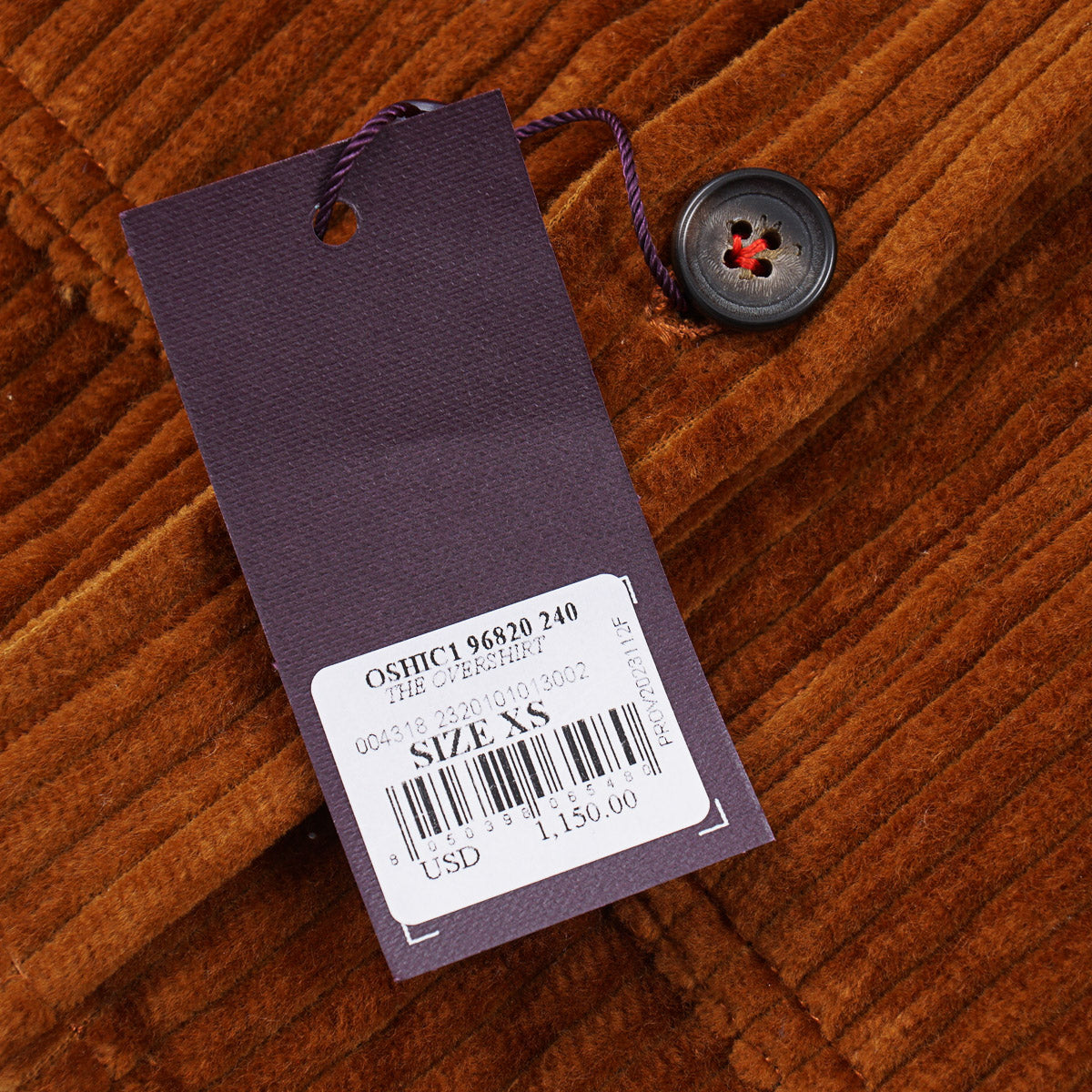 Isaia Soft Corduroy Cotton Overshirt - Top Shelf Apparel