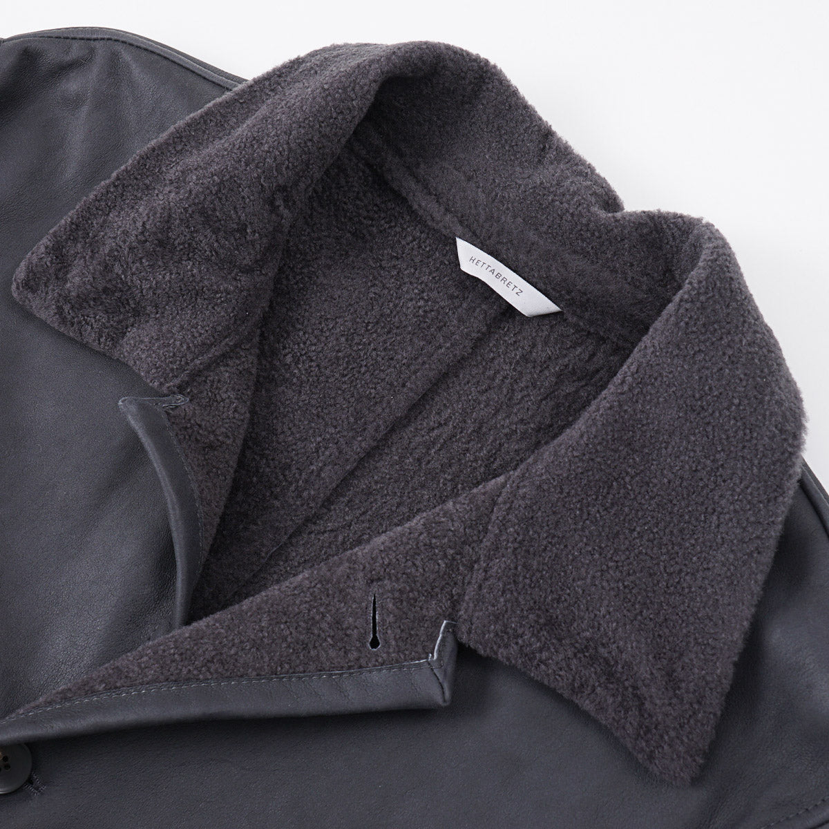 Hettabretz Shearling Leather Overcoat