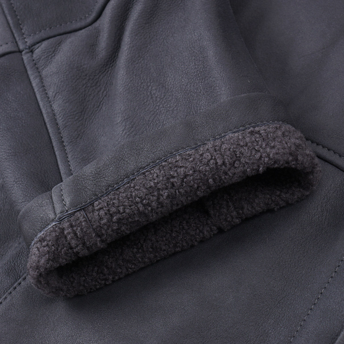 Hettabretz Shearling Leather Overcoat