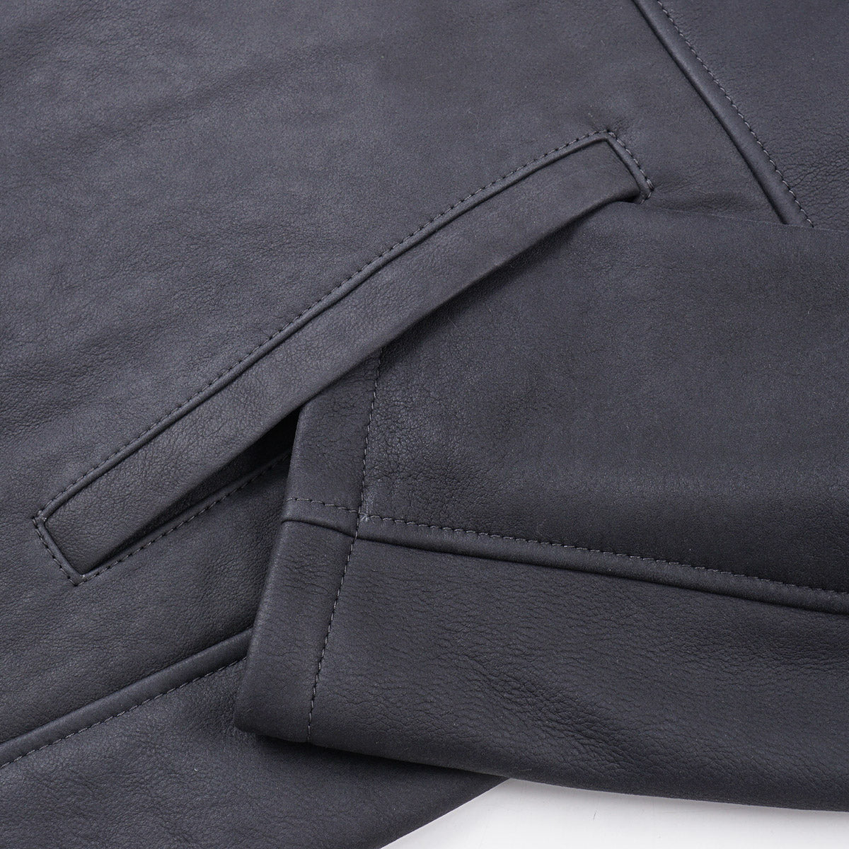 Hettabretz Shearling Leather Overcoat