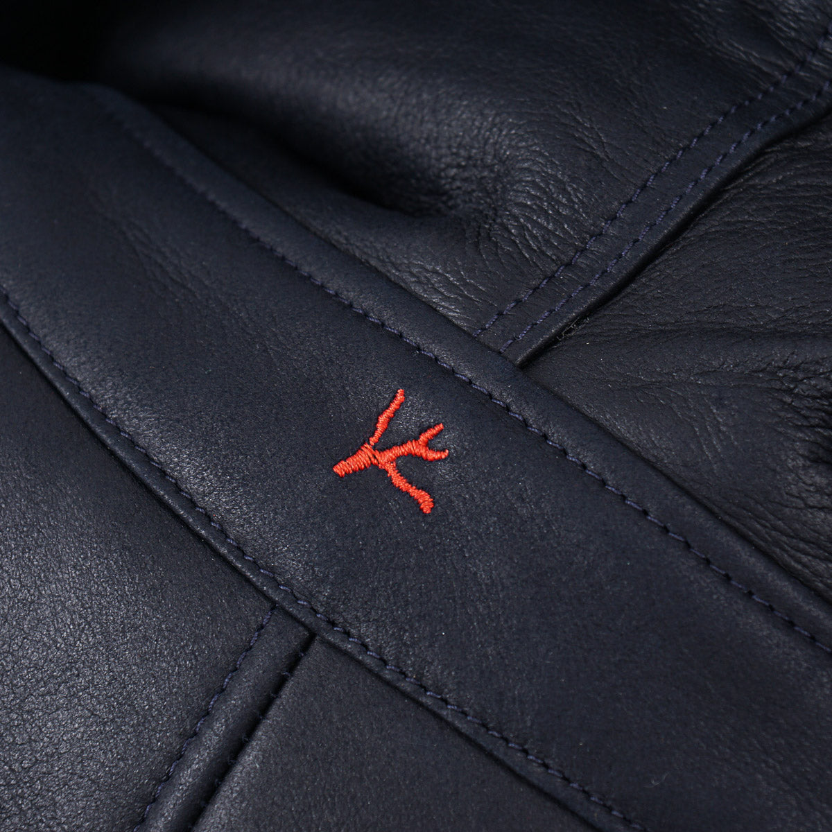 Isaia Plush Shearling Leather Pea Coat - Top Shelf Apparel