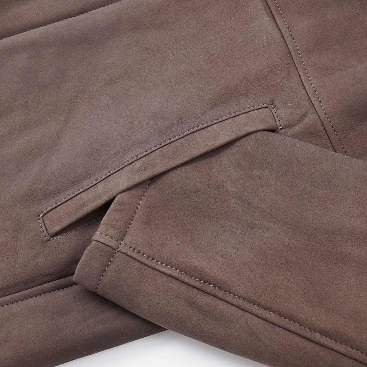 Hettabretz Shearling Leather Overcoat