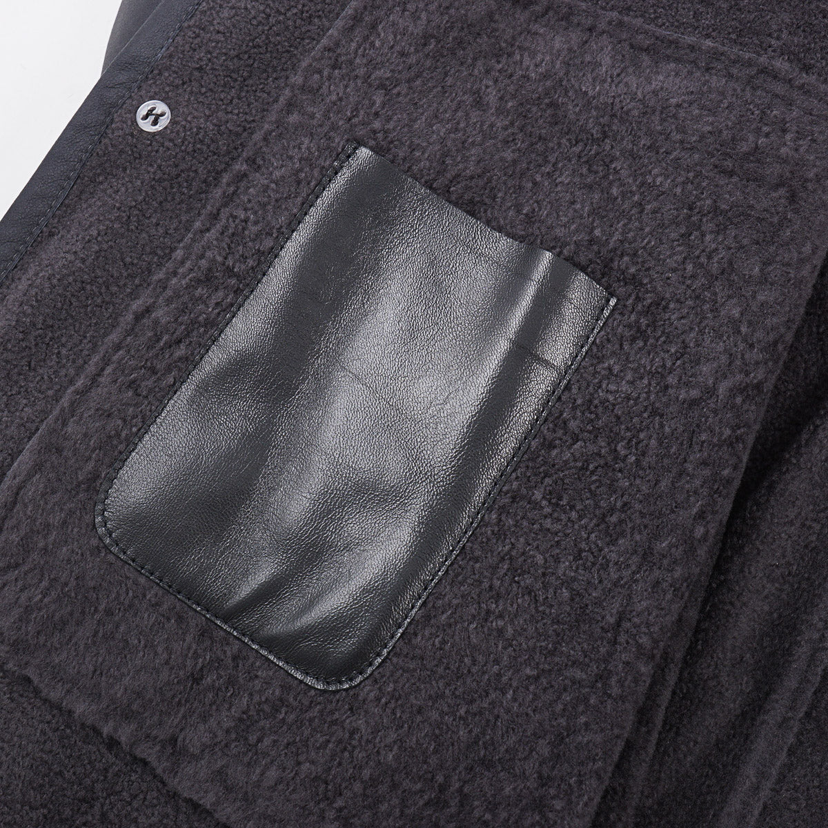 Hettabretz Shearling Leather Overcoat