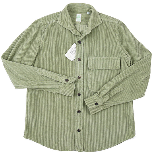 Finamore Corduroy Cotton Overshirt - Top Shelf Apparel