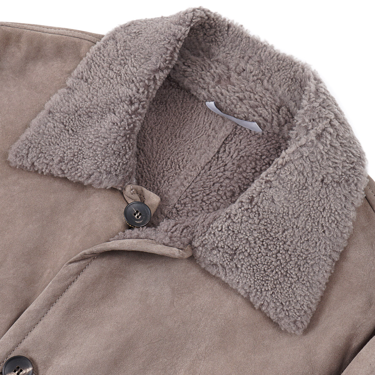 Hettabretz Shearling Leather Overcoat