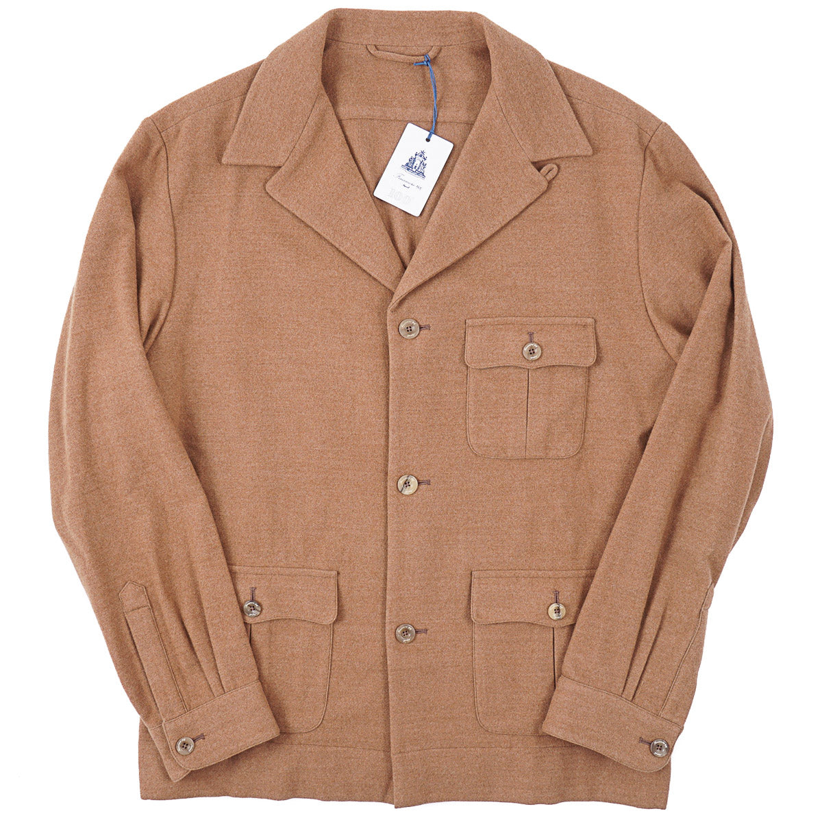 Finamore Jersey Fleece Wool Jacket - Top Shelf Apparel