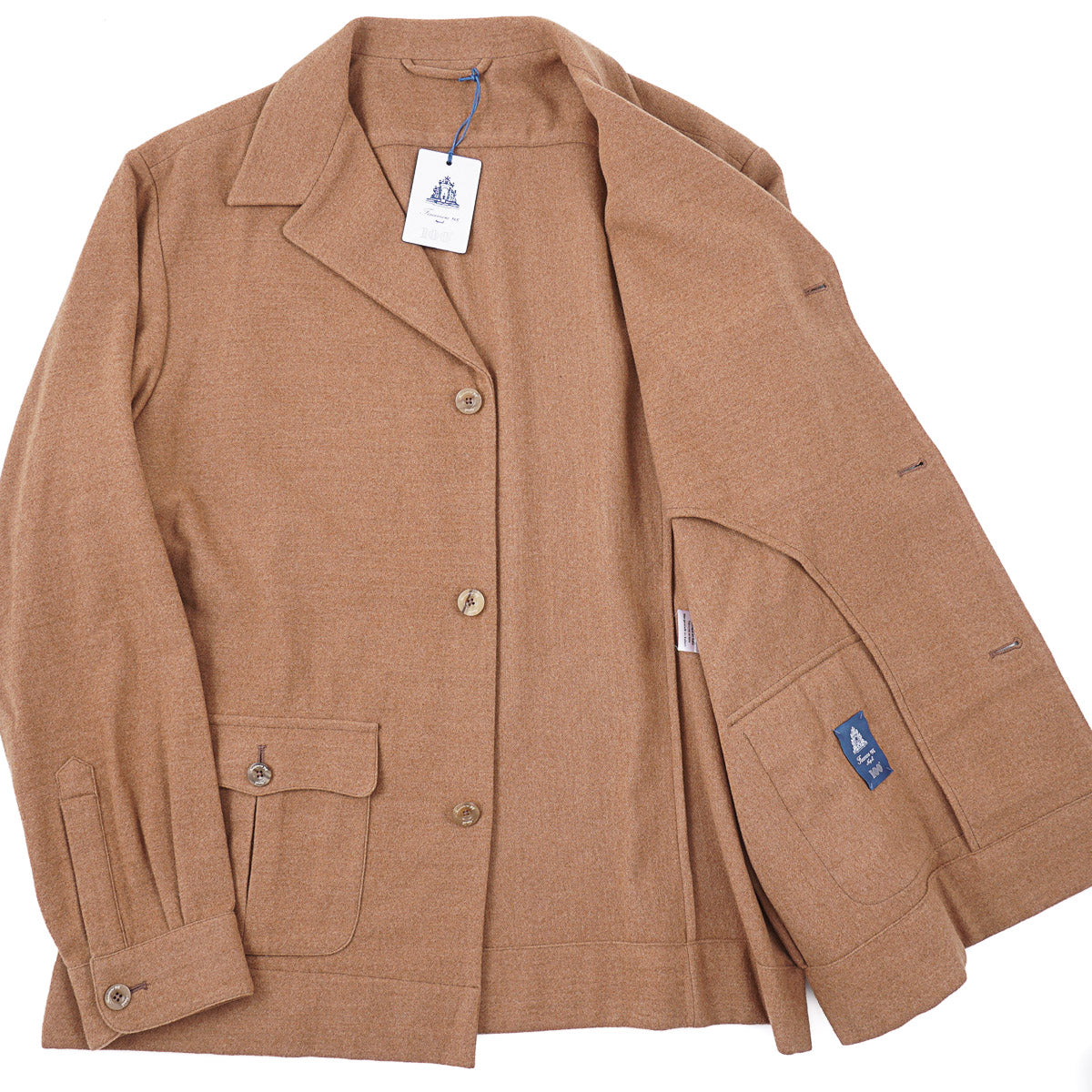 Finamore Jersey Fleece Wool Jacket - Top Shelf Apparel