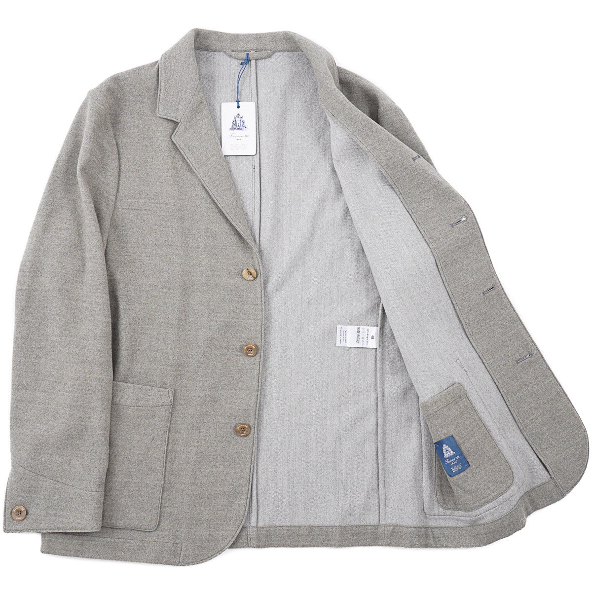 Finamore Unlined Fleece Wool Jacket - Top Shelf Apparel