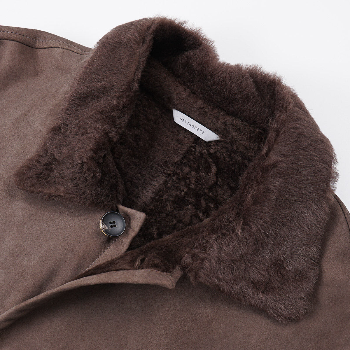 Hettabretz Shearling Leather Overcoat