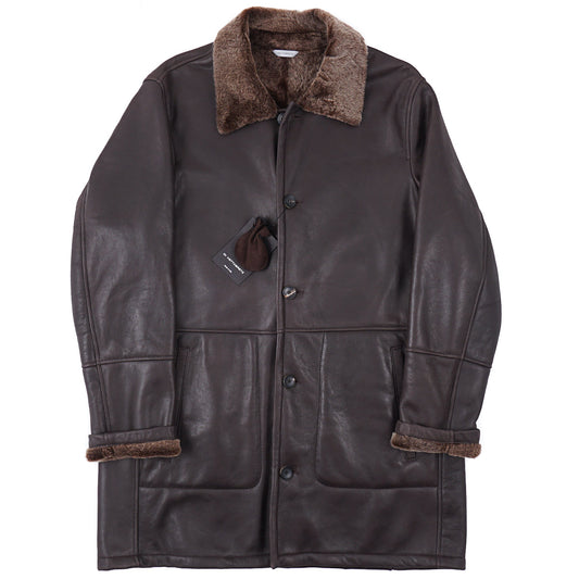 Hettabretz Shearling Leather Overcoat