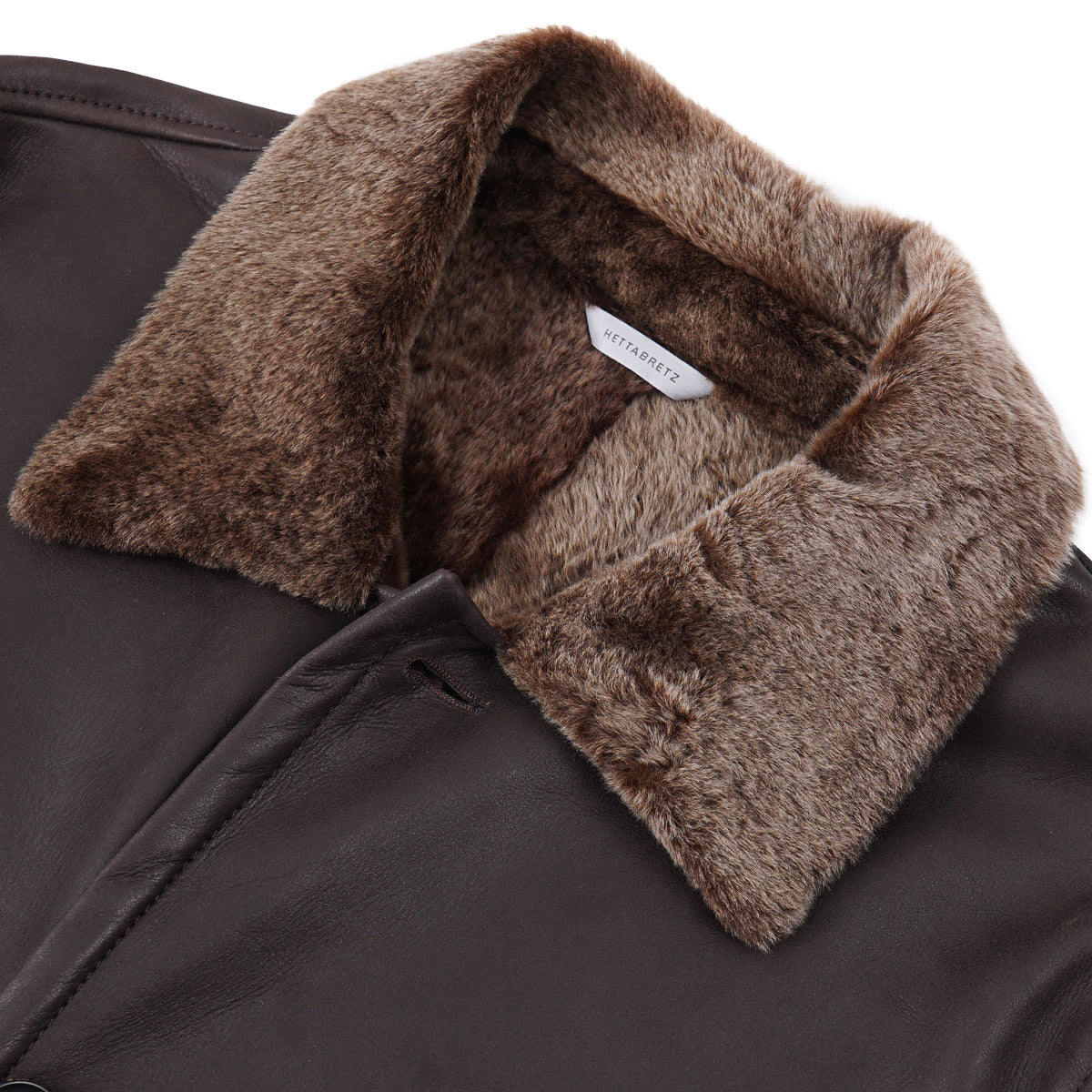 Hettabretz Shearling Leather Overcoat