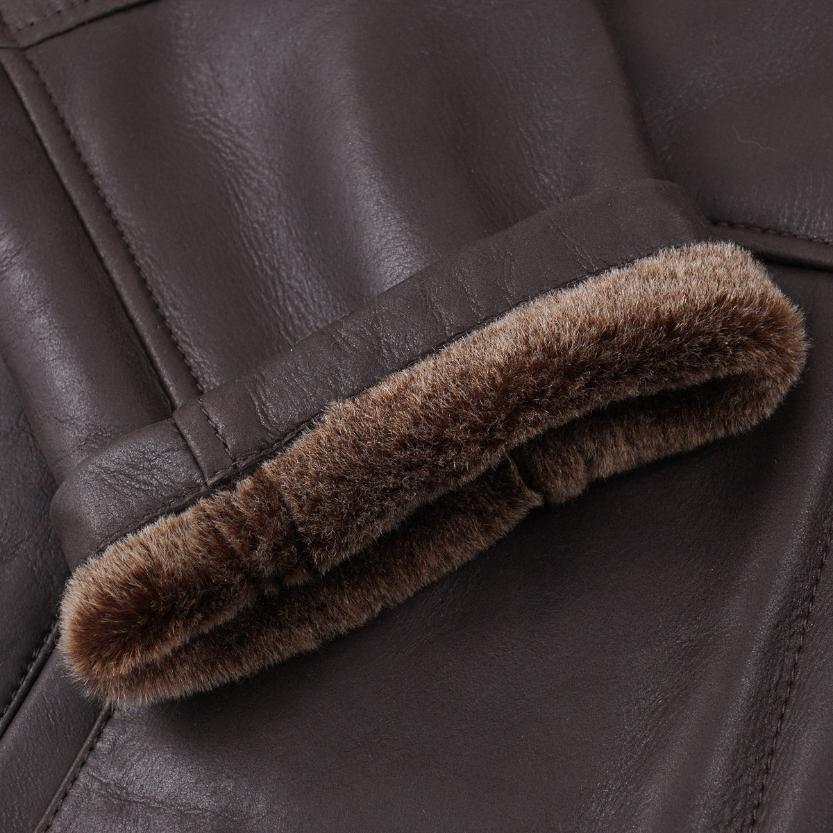 Hettabretz Shearling Leather Overcoat