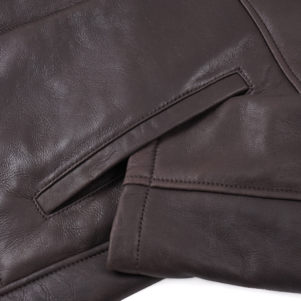 Hettabretz Shearling Leather Overcoat