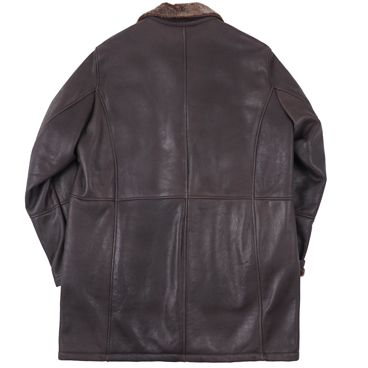 Hettabretz Shearling Leather Overcoat