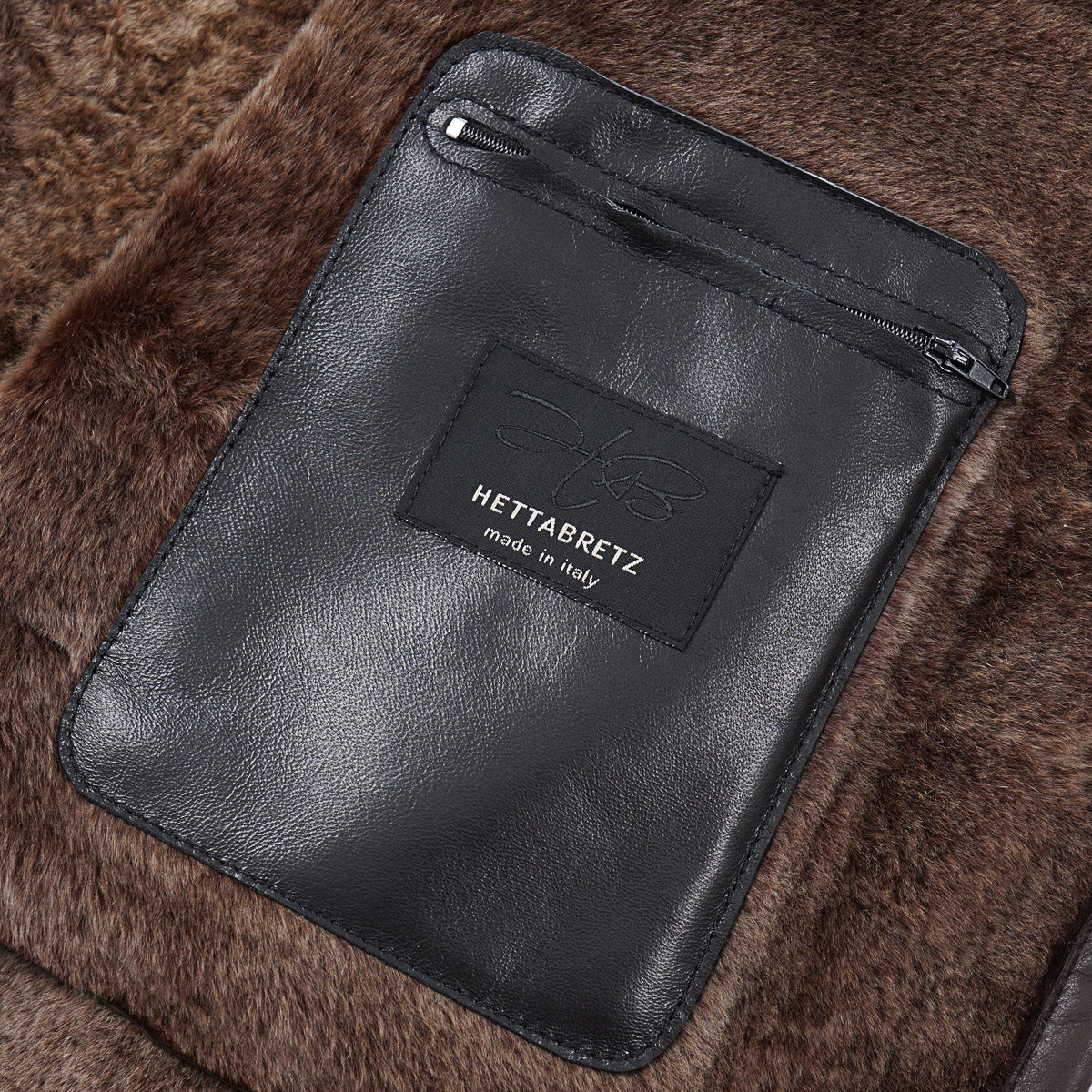 Hettabretz Shearling Leather Overcoat
