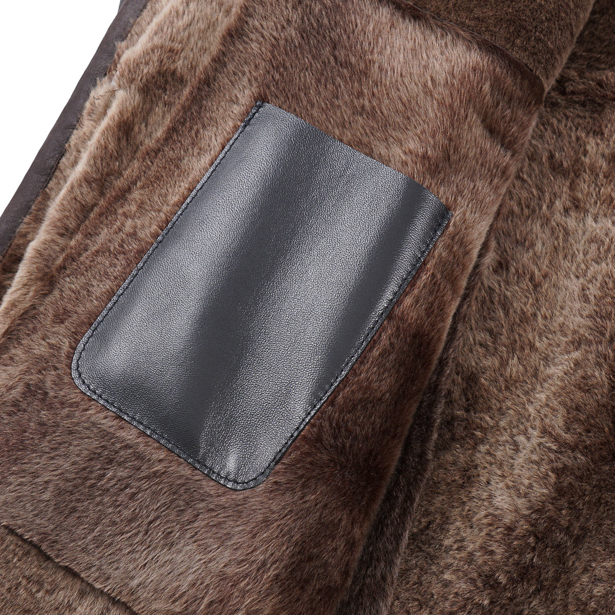 Hettabretz Shearling Leather Overcoat
