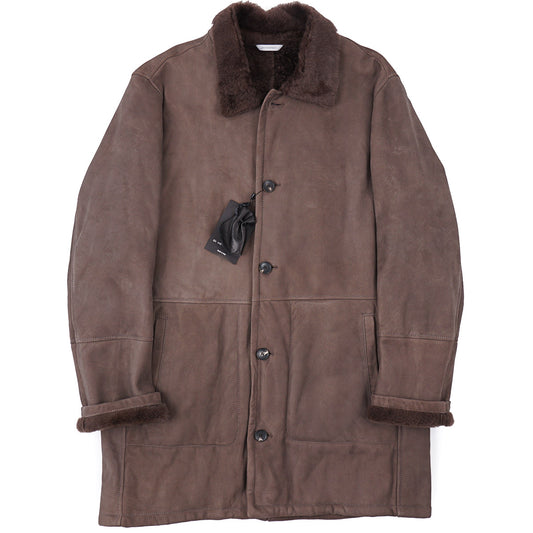 Hettabretz Shearling Leather Overcoat