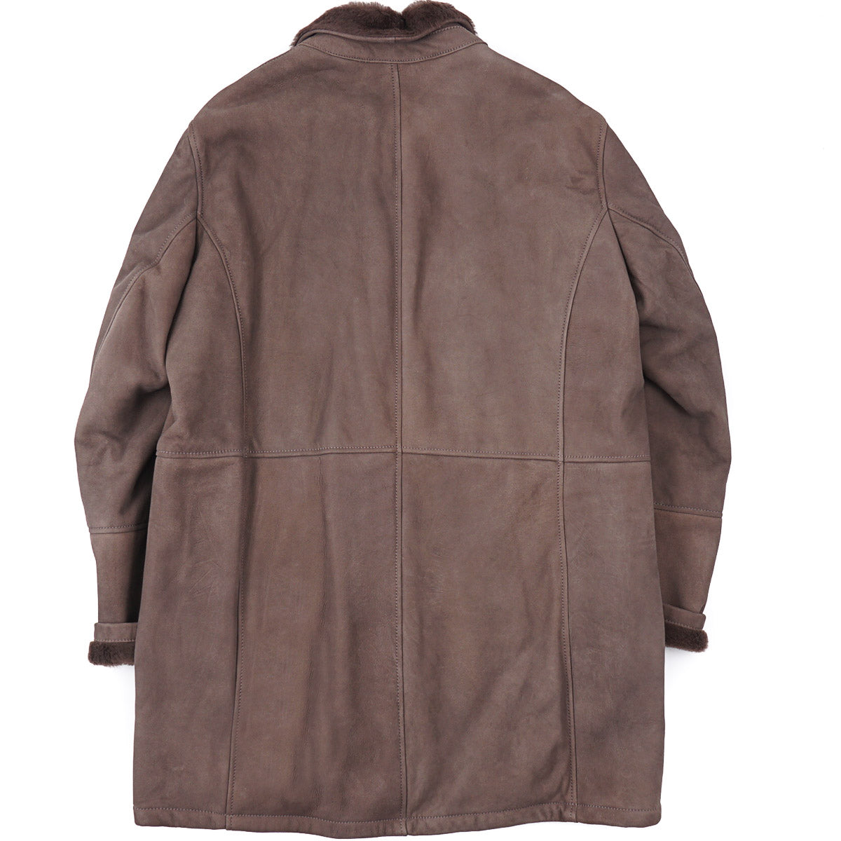Hettabretz Shearling Leather Overcoat