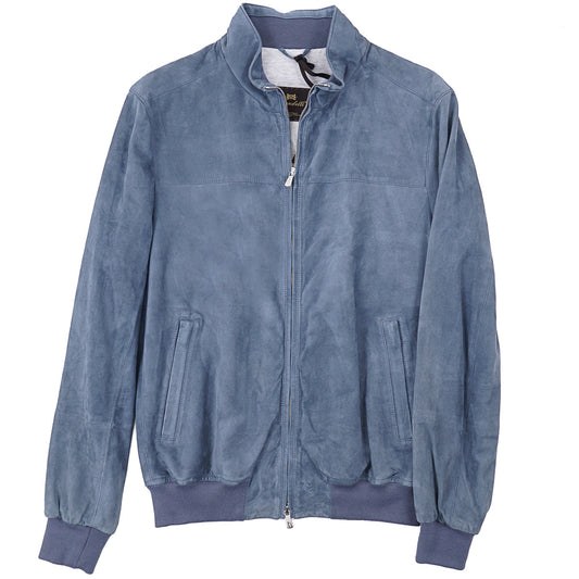 Enrico Mandelli Nappa Suede Blouson Jacket - Top Shelf Apparel