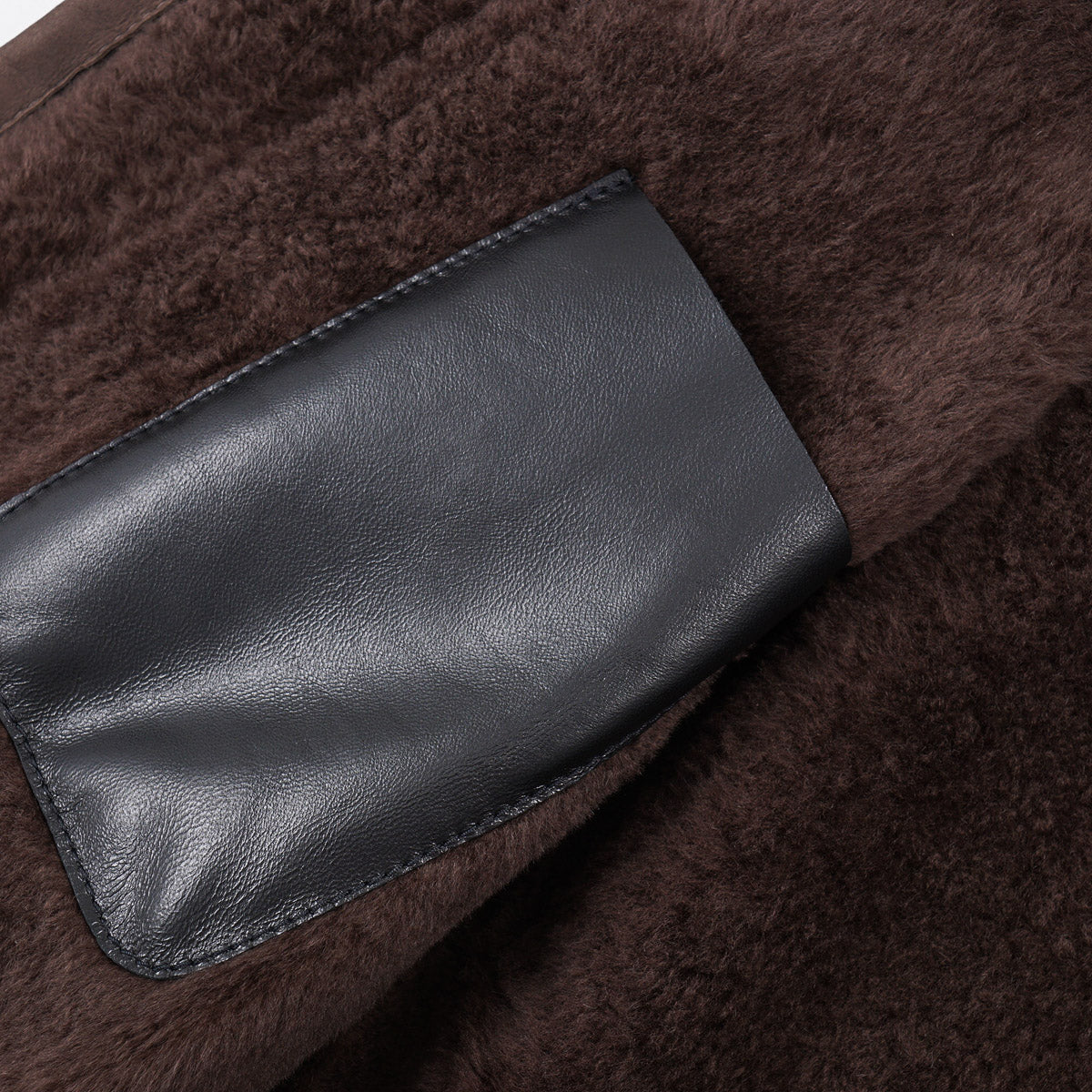 Hettabretz Shearling Leather Overcoat