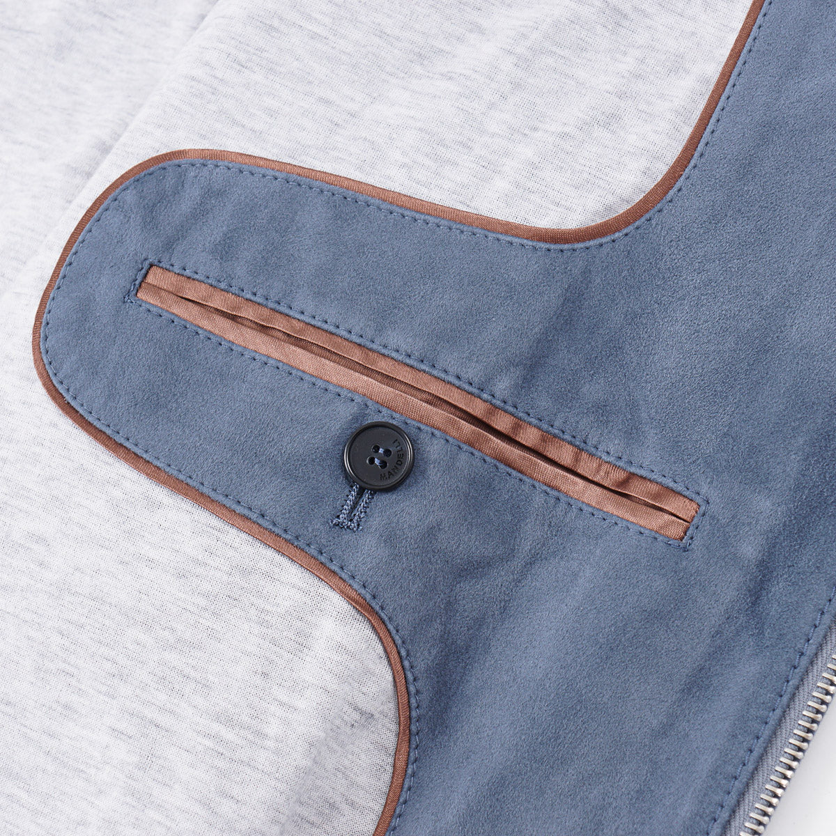 Enrico Mandelli Nappa Suede Blouson Jacket - Top Shelf Apparel