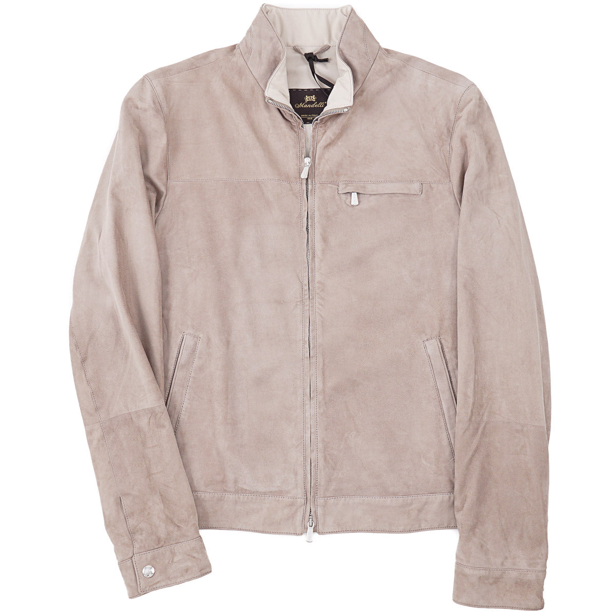Enrico Mandelli Nappa Suede Blouson Jacket - Top Shelf Apparel