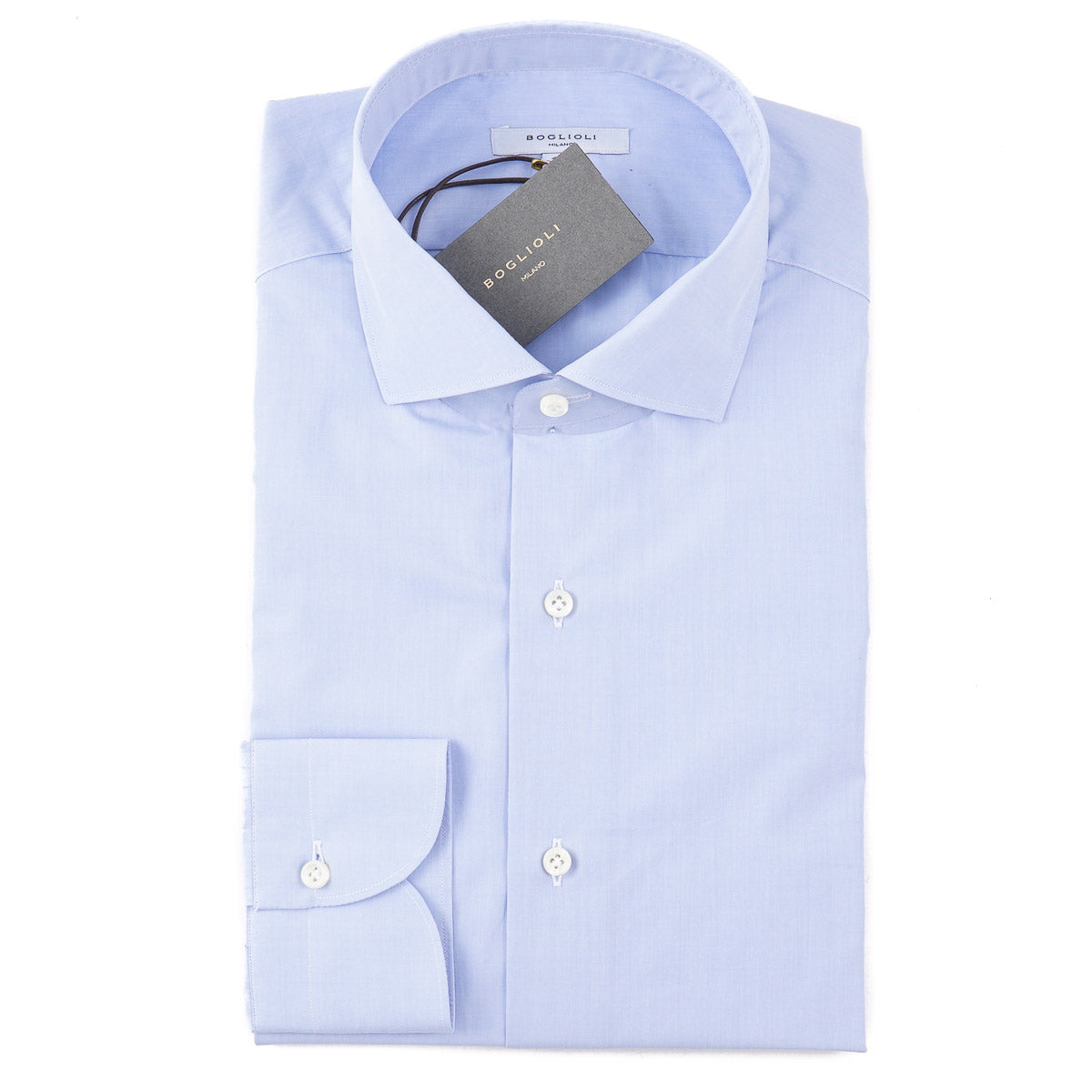 Boglioli Regular-Fit Cotton Dress Shirt - Top Shelf Apparel