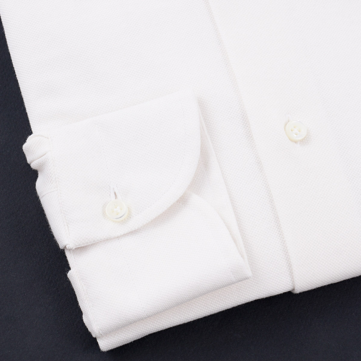 Boglioli Slim-Fit Pique Knit Cotton Shirt