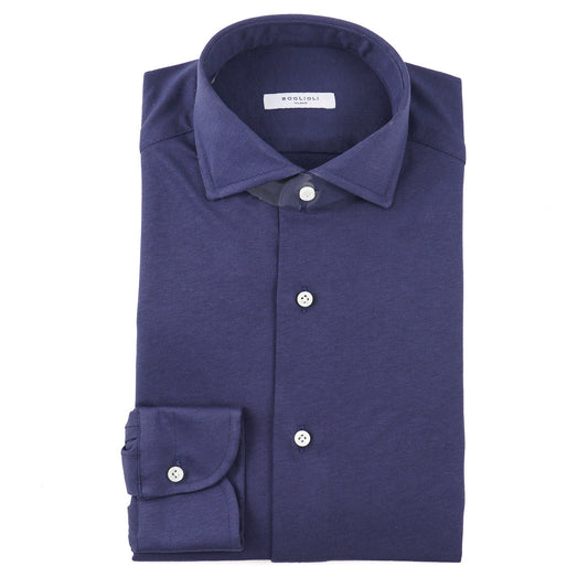 Boglioli Extra-Slim Jersey Cotton Shirt - Top Shelf Apparel