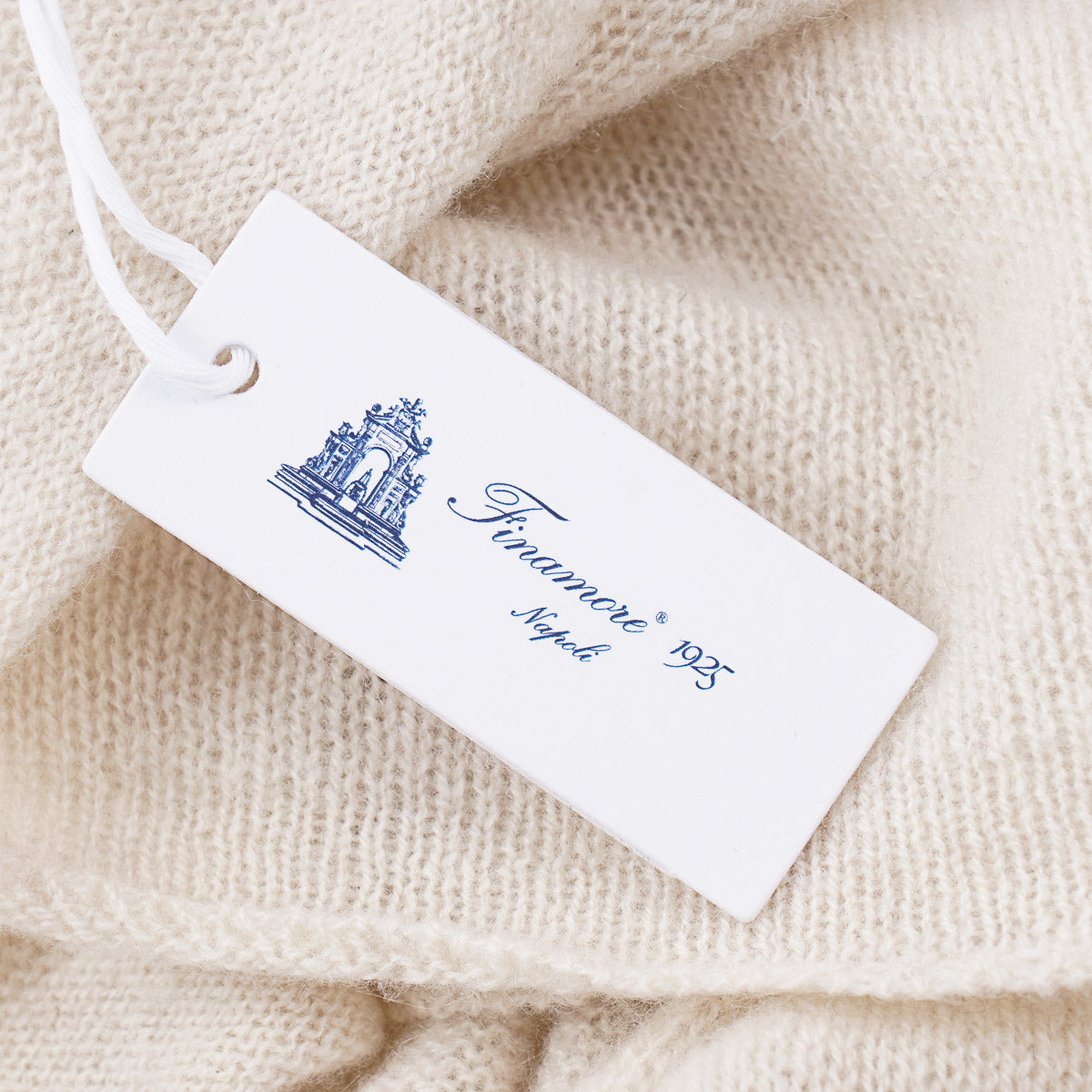 Finamore Knit Mid-Weight Cashmere Scarf