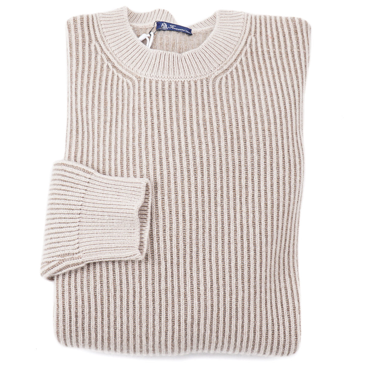 Finamore Rib Knit Cashmere Sweater - Top Shelf Apparel