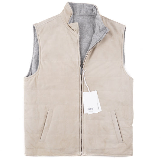 Manto Reversible Lambskin Suede Vest - Top Shelf Apparel