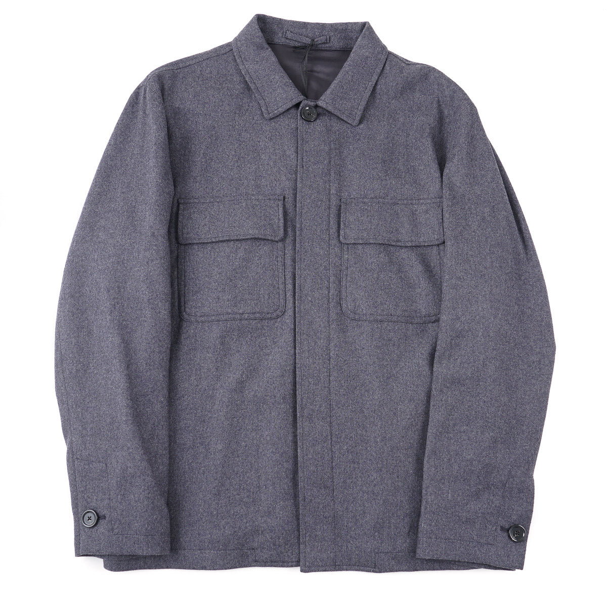 Lardini Flannel Wool-Cashmere Jacket - Top Shelf Apparel