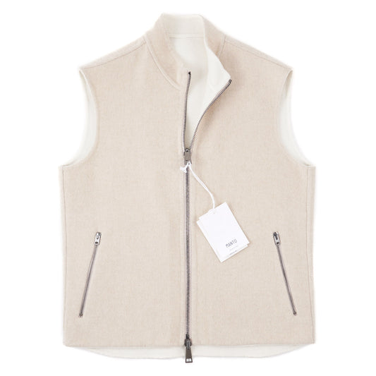 Manto Reversible Flannel Cashmere Vest - Top Shelf Apparel