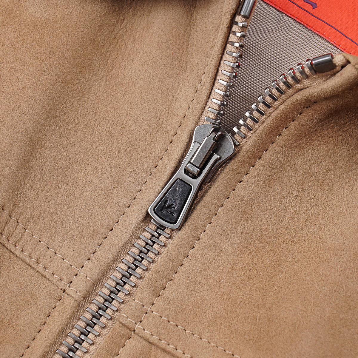 Isaia Lightweight Lamb Suede Jacket