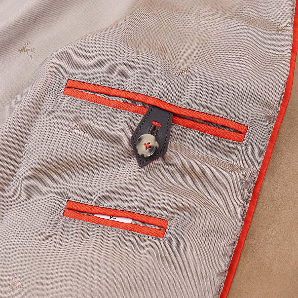 Isaia Lightweight Lamb Suede Jacket