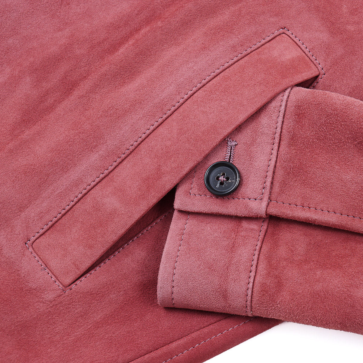Isaia 'Portofino' Lamb Suede Jacket