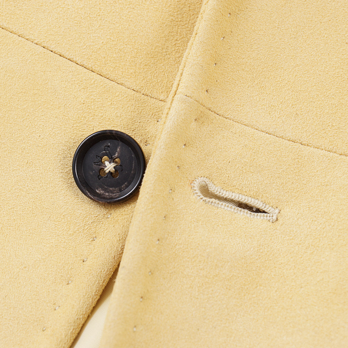 Isaia Soft Lamb Suede Leather Blazer