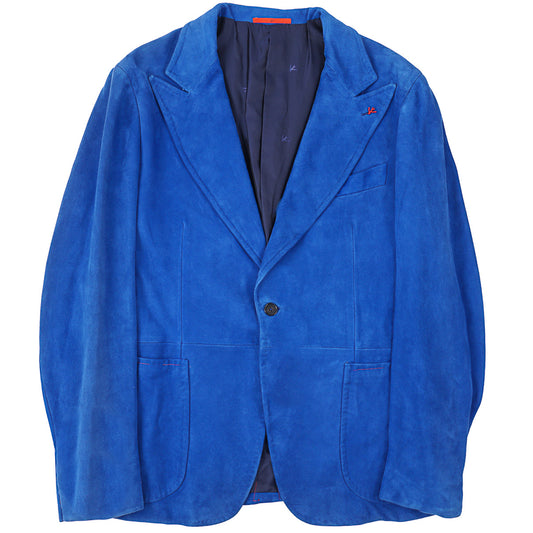 Isaia Soft Lamb Suede Leather Blazer - Top Shelf Apparel