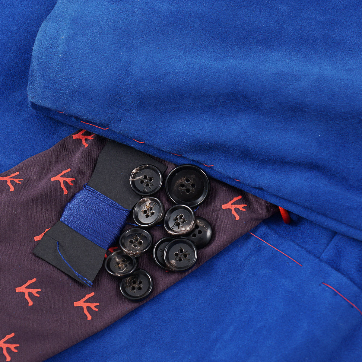 Isaia Soft Lamb Suede Leather Blazer